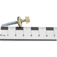 Кровельный саморез КРЕП-КОМП 4,8x35, RAL1014, слоновая кость, 250 шт. ск351014кф