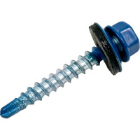 Кровельный саморез КРЕП-КОМП 4,8x35, RAL5005, насыщенный синий, 250 шт. ск355005кф