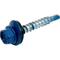 Кровельный саморез КРЕП-КОМП 4,8x35, RAL5005, насыщенный синий, 250 шт. ск355005кф