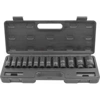 Набор головок ударных глубоких 13 предметов, 1/2"DR, в кейсе Forsage F-4131-5MPB(50991)