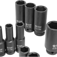 Набор головок ударных глубоких 13 предметов, 1/2"DR, в кейсе Forsage F-4131-5MPB(50991)