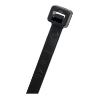 Стяжки Strong нейлоновые, черные, 4.8x200 мм, 100 шт. СTУ-24148200
