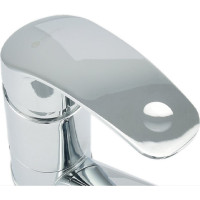 Одноручный смеситель для умывальника Juguni JGN0321/B литой поворотный излив 0402.709