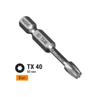 Бита торсионная STRONG (2 шт; TX40х50 мм; карта; E6.3) NOX 339405-2
