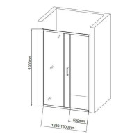 Душевая дверь Aquanet SD-1300A 130 00209407