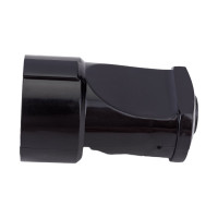 Разборная розетка General Lighting Systems 10А без заземления круглая черная IP20 GRV-S-10-R-B-IP20 470501