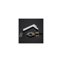 Смеситель для умывальника Gappo 25к G1048-2 белый, хром 541275