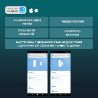 Wi-Fi датчик открытия дверей и окон SECURIC SEC-S-301W