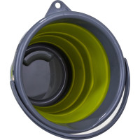 Складное силиконовое ведро Tramp оливковое, 5 л TRC-092