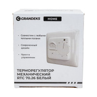 Терморегулятор Grandeks RTC 70.26 белый 1017