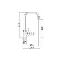 Смеситель для кухни FASHUN A54909-A