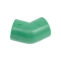 Угол Banninger полипропиленовый, зеленый, 45 гр x 16 мм 5411054511