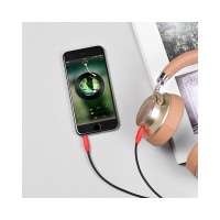 Аудио кабель Hoco Jack 3.5(M)/Jack 3.5(M), UPA11, 1м, красный, коробка 6957531079309