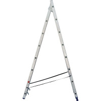 Двухсекционная алюминиевая лестница SMARTY 2x8 SN011-208