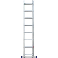 Двухсекционная алюминиевая лестница SMARTY 2x8 SN011-208