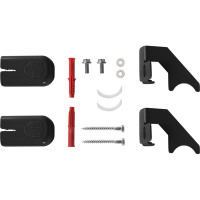 Комплект настенных регулируемых кронштейнов Royal Thermo Design 80, черные НС-1402584