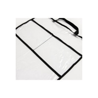 Защитная накидка на спинку сидения автомобиля СИМАЛЕНД 60x40 см, ПВХ, 2 кармана 4940725