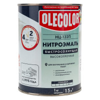 Эмаль OLECOLOR НЦ-132П черный, 0.7 кг 4100000072