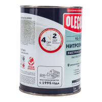 Эмаль OLECOLOR НЦ-132П белый, 0.7 кг 4100000048