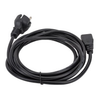 Кабель питания ExeGate Special PC-3/0.75mm2, CCA, черный, 3м 280996