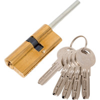 Цилиндровый механизм под вертушку (длинный шток) KALE KILIT 164 SX/71 (35+10+26) мм, латунь, 5 ключей27317