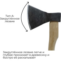 Кованый топор Агростройлидер Стандарт 1.4 кг А2 Т37