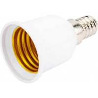 Переходник General Lighting Systems GLH-E14/E27-W белый 474017