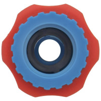 Штуцер под коннектор с внутренней резьбой с переходником 1/2" - 3/4", пластик/резина MPF ДС.071284