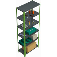 Стеллаж ООО Металекс Metalex AIR 2200x800x500 6 полок SMAVI228050