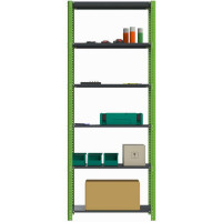 Стеллаж ООО Металекс Metalex AIR 2200x800x500 6 полок SMAVI228050