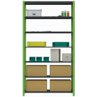 Стеллаж ООО Металекс Metalex AIR 2200x1200x400 мм, 7 полок SMAVII221240