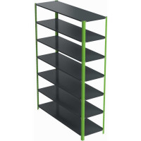 Стеллаж ООО Металекс Metalex AIR 2200x1600x300 мм, 7 полок SMAVII221630