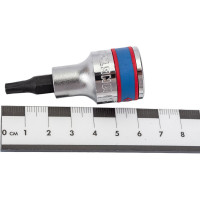 Насадка-бита торцевая с отверстием Torx T30, 60 мм, 1/2" KING TONY 402730