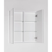 Зеркальный шкаф Style Line Амарант 600, белый ЛС-00000351