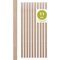 Интерьерная рейка Стильный Дом 11 шт, 2700x16x35 мм, дуб сонома v530637