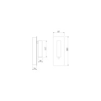 Настенный светодиодный светильник Elektrostandard - MRL LED 1117 / Tuo LED белый a058494