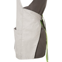 Комбинированный фартук-накидка СОЮЗСПЕЦОДЕЖДА Вита графит/серый/лайм, р.50-56 2000000177144