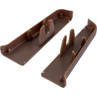 Торцевые заглушки для плинтуса DECONIKA (70 мм; 301 Венге; 2 шт.) Д-П70-Тп-Ф1 301 ВНГ