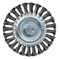 Щетка дисковая для УШМ 125 мм, M14, витая проволока Gepard GP0890-125