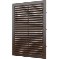 Решетка вентиляционная вытяжная 1724С (170x240 мм; АБС; коричневая) ERA 86-680