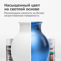 Эмаль металлик универсальная быстросохнущая KUDO SILVER GRAIN FINISH ультрамарин KU-1053