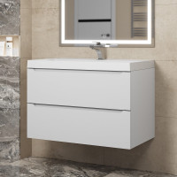 Подвесная тумба под раковину uperwood Tanos 80 см, белая 291020244