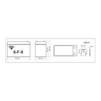 Аккумуляторная батарея Rutrike 6-F-9 (12V9A/H C20) 023273