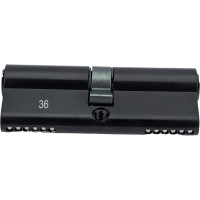 Цилиндровый механизм НОРА-М ЕСО Z ЛП-80 40-40 черный 18900