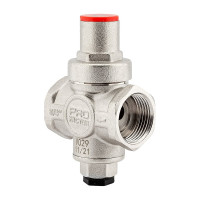 Редуктор давления PROFACTOR поршневой, c коннектором манометра 3/4" PF PRV 251.20