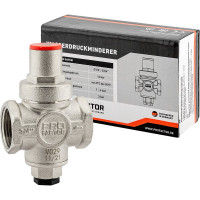 Редуктор давления PROFACTOR поршневой, c коннектором манометра 3/4" PF PRV 251.20