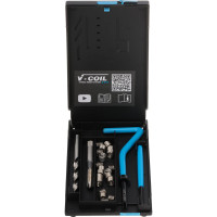Набор для восстановления резьбы VOLKEL М6,0x1,0 24 предметов V-Coil V04010