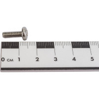 Винт с полукруглой головкой ВИРТУОЗ крестообразный шлиц, 4x12 мм, DIN 7985, нержавеющая сталь А2, 8 шт. 37491