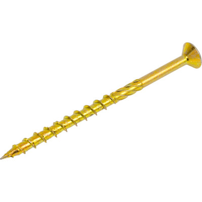 Шуруп конструкционный ЕВРОПАРТНЕР для дерева с фрезой, потай, ж/п Torx 30 6,0x90 + бита (35 шт.) B3 0052