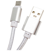 Кабель ENERGY ET-29-2 USB/MicroUSB, цвет - серебро 104111